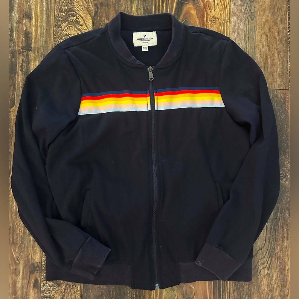 Women’s light weight zip up jacket. American Eagle size M.